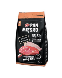 PAN MIĘSKO Teľacie mäso s moriakom M 9 kg