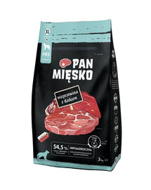 PAN MIĘSKO Bravčové s diviakom pre psov čipsy XL 3 kg