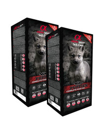 ALPHA SPIRIT Kompletné mäkké krmivo pre šteniatka 18 kg (2x9 kg)