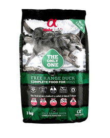 Pełnoporcjowa sucha karma dla psów Free range duck kaczka 3 kg