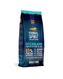 PRIMAL SPIRIT Oceanland mäkké krmivo pre psov s rybami 2x12 kg