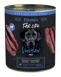 FITMIN For Life Venison Pâté 800 g Paštéta zo zveriny pre psov