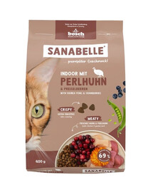 SANABELLE Indoor Perlička 400 g pre mačky nevychádzajúce