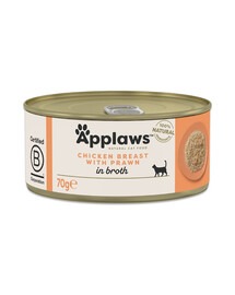 APPLAWS Cat Adult Chicken with Prawn in Broth kuracie prsia s krevetami v vývare 70 g