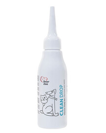 OVER ZOO Clean Drop tekutina na odstránenie škvŕn slz pre psov a mačky 60 ml