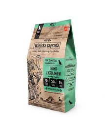 WIEJSKA ZAGRODA Indyk s králikom krmivo pre psov chrumky S 9 kg