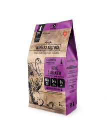 WIEJSKA ZAGRODA Indyk s jablkom krmivo pre šteniatka chrumky M 2 kg