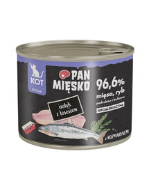 PAN MIĘSKO s lososom mokrá strava pre mačiatka 200 g
