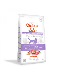 CALIBRA Dog Life Junior Small Medium Breed Lamb 2,5 kg s jahňacím mäsom pre mladých psov malých a stredných plemien
