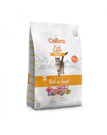 CALIBRA Cat Life Adult Lamb 6 kg suché krmivo superpremium pre dospelé mačky s jahňacím mäsom