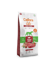 CALIBRA Dog Life Adult Large Fresh Beef 12 kg s hovädzím mäsom pre psy veľkých plemien