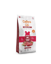 CALIBRA Dog Life Senior Small Fresh Beef 6 kg s hovädzím mäsom pre starších psov malých plemien
