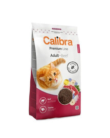 CALIBRA Cat Premium Adult Beef 10 kg krmivo s hovädzím mäsom pre mačky