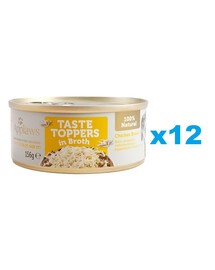 APPLAWS Taste Toppers Pierś z kurczaka w bulionie 12x156 g