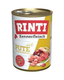 RINTI Kennerfleisch Turkey morka 400 g mokré krmivo pre psov