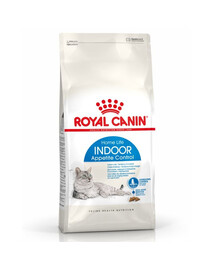 ROYAL CANIN Indoor Apetite Control 4x2 kg krmivo pre dospelé mačky žijúce výhradne vo vnútri a vyžadujúce krmivo