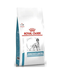 ROYAL CANIN Veterinary Diet Sensitivity Control suché krmivo pre dospelých psov s nežiaducimi reakciami na krmivo 4x1,5 kg