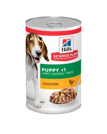 HILL'S Science Plan Canine Puppy Chicken 24x370 g pre šteniatka