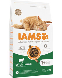 IAMS for Vitality pre dospelé mačky s jahňacím mäsom 3 kg