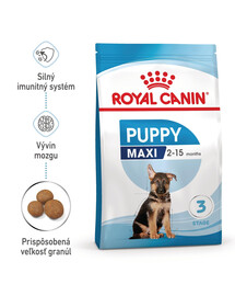 ROYAL CANIN Maxi Puppy 2x1 kg suché krmivo pre šteniatka, od 2 do 15 mesiacov, veľkých plemien