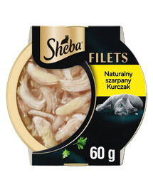 SHEBA Filets s kuraťom v omáčke 60 g mokré krmivo pre mačky
