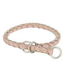TRIXIE Cavo Sťahovací obojok pre psov XS–S: 25–31 cm / ø 12 mm ružová/piesková