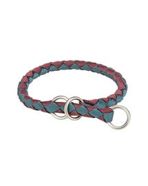 TRIXIE Cavo Sťahovací obojok pre psov XS–S: 25–31 cm / ø 12 mm bordová/petrolejová