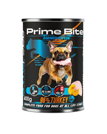 GAME DOG Prime Bite Morčacie s tekvicou 400g konzerva pre psov všetkých vekových kategórií