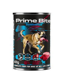 GAME DOG Prime Bite Mokré krmivo s kozím mäsom a červenou repou 400 g pre psov všetkých vekových kategórií