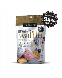 DR MALOU Waffle Mixed Flavor Wafle liofilizované z mäsa kurčaťa 120g