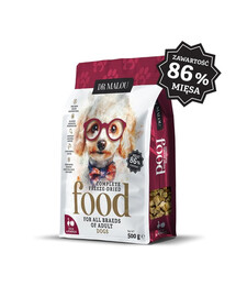 DR MALOU Lyofilizovaná kačica s tekvicou 500g suchá strava pre psov