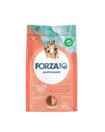 FORZA10 Light Tuniak Rice pre všetky plemená psov s nadváhou 12 kg