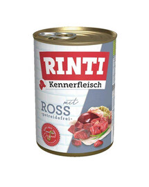 RINTI Kennerfleisch Konské mäso 400 g mokrá strava pre psov