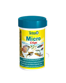 Micro Crisps 100 ml pokarm dla rybek tropikalnych płatki