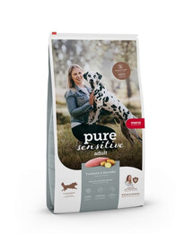 MERA Dog Pure Sensitive Fresh Meat Adult Turkey Potato 12,5 kg morčacie mäso a zemiaky, suché krmivo pre citlivé psy