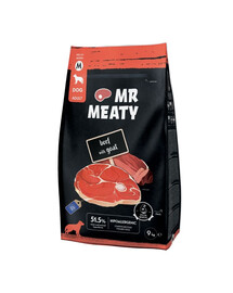 MR MEATY Dog Beef with Goat M 9 kg hovädzina s kozím mäsom, suché krmivo pre psov