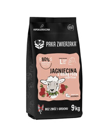 PAKA ZWIERZAKA jahňacie a divoká ruža 9 kg krmivo pre šteniatka