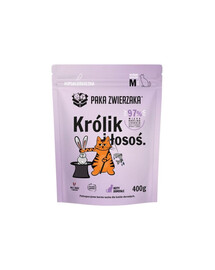 PAKA ZWIERZAKA krmivo Králik s lososom pre mačku M 400g