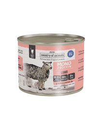 COUNTRY OF ANIMALS Cat Monoprotein Lamb 200g jahňacina, konzerva pre mačky