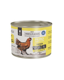 COUNTRY OF ANIMALS Cat Monoprotein Chicken 200g kurča, konzerva pre mačky