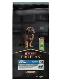PURINA PRO PLAN Large Robust Puppy Sensitive Digestion s jahňacím 12 kg krmivo pre šteniatka