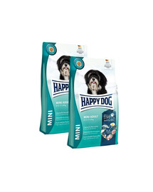 HAPPY DOG Fit & Vital Adult Mini suché krmivo 2x4 kg pre psy malých plemien
