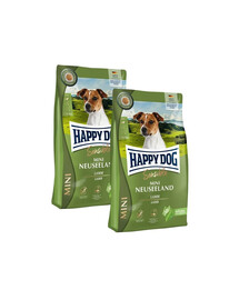 HAPPY DOG Sensible Mini Nový Zéland Jahňacina 2x4 kg suché krmivo pre psa
