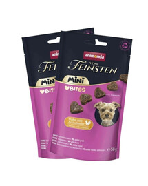 ANIMONDA Vom Feinsten Mini Bites kurčak s artičokmi 6x50g maškrty pre malé psy