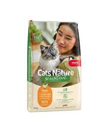MERA Cat Nature Sensitive Chicken 10 kg kurča, granule pre citlivé mačky
