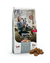 MERA Pure Sensitive Fresh Meat 4 kg s morčacím mäsom a zemiakmi, suchá strava pre psov s potravinovou citlivosťou