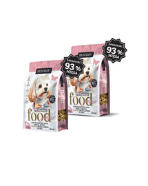 DR MALOU Puppies Liofilizovaná Kačica s kozím mliekom a žĺtkom 2x500g suché krmivo pre šteniatka