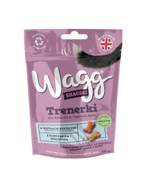 Wagg Trenerki s Kuracím a Hovädzím mäsom 0.125kg pre psov
