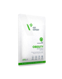 VET EXPERT Veterinary Diet Cat Obesity 100g mokré krmivo pre mačky redukujúce nadmernú telesnú hmotnosť