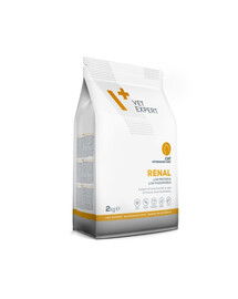 VET EXPERT Veterinary Diet Cat Renal 2 kg krmivo pre mačky podporujúce funkciu obličiek